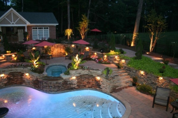 modern outdoor garden lighting