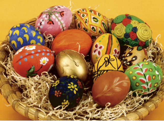 velika noč Velikonočni jajca barvna tradicija država l'est idée originale