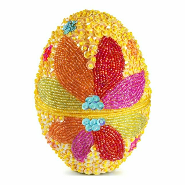 godiva velikonočna jajca glitter ideja zelo izvirna barvita tradicija