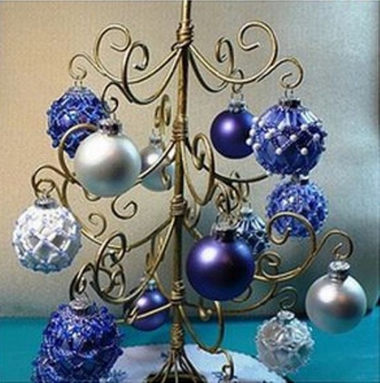 Christmas tree made of metal