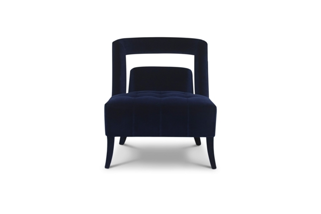 Superb chair by BRABBU dark blue folder