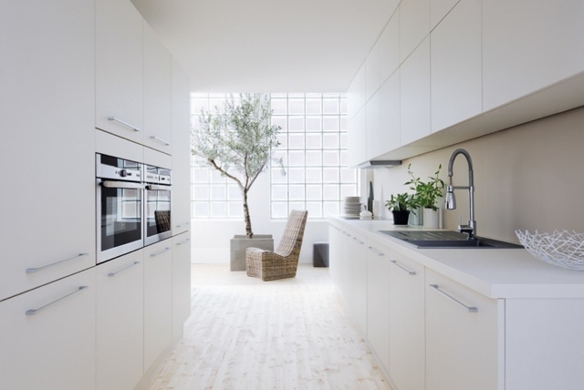 Beautiful kitchen in white