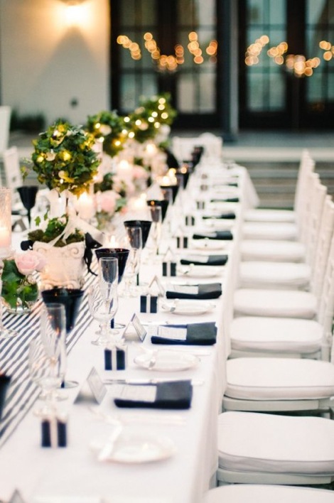 Wedding table bouquets