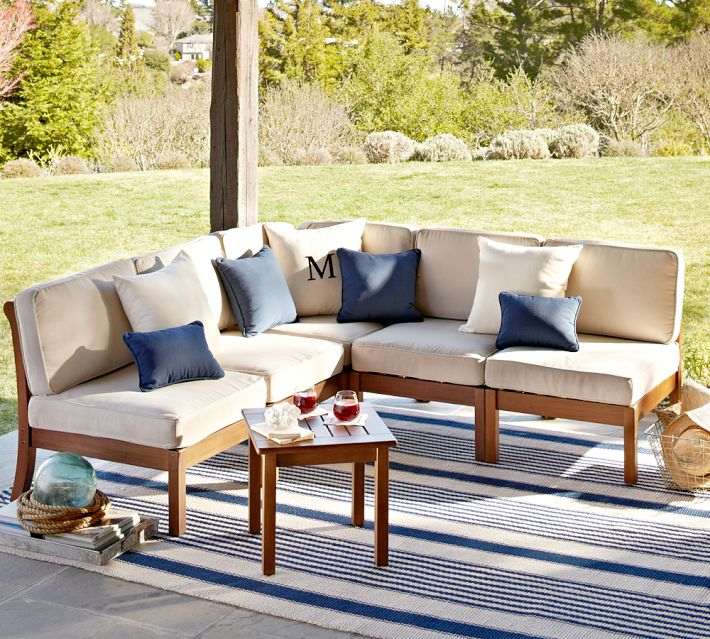 Garden terrace sofa