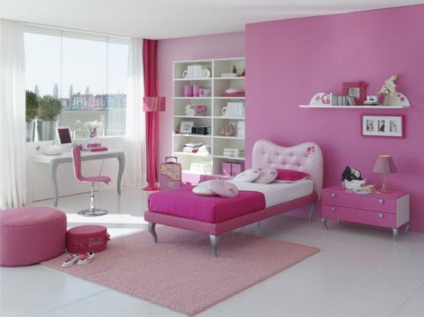 Romantisk Pink Pink Teen Room