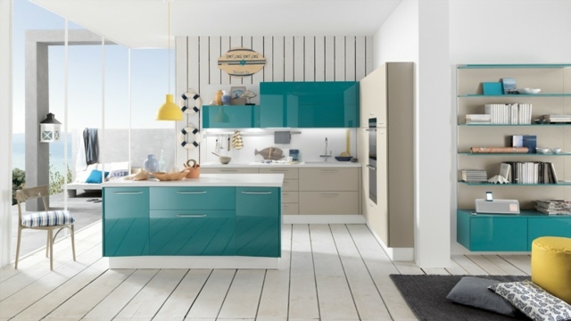 kitchen Colombinicasa laquee green