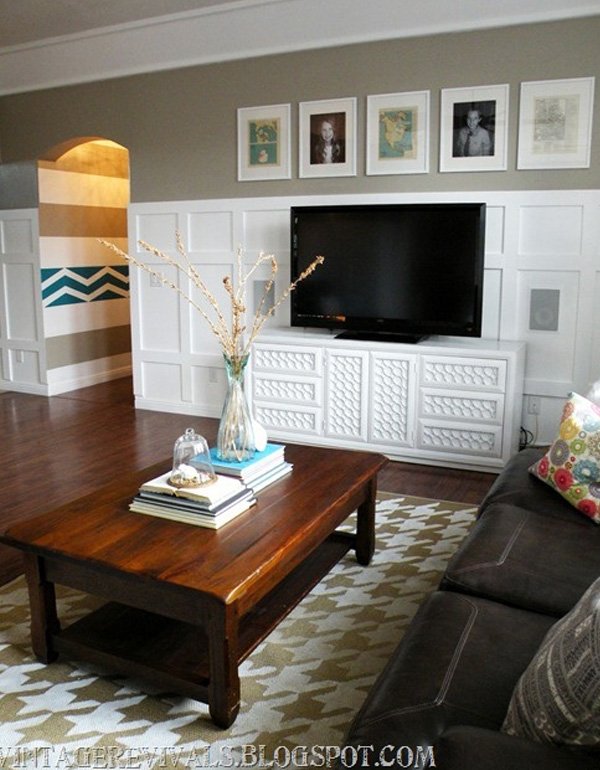 PVC white chest of drawers