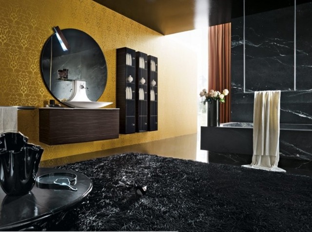 Black color for chic atmosphere