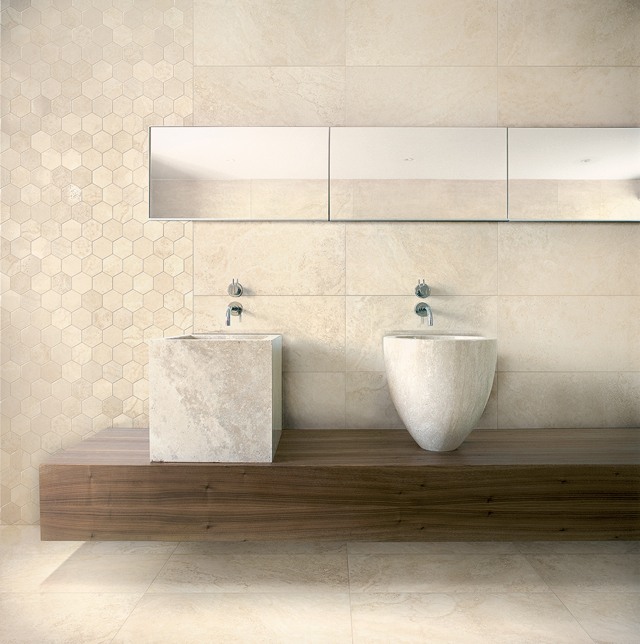 Colors harmony tiles washbasins