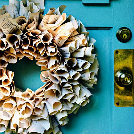 Christmas wreath door wreath