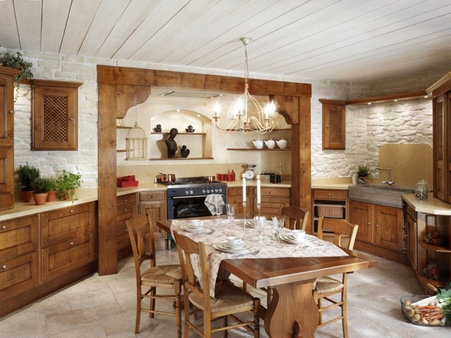 Rustic country kitchen