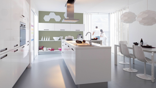 Kitchen in white