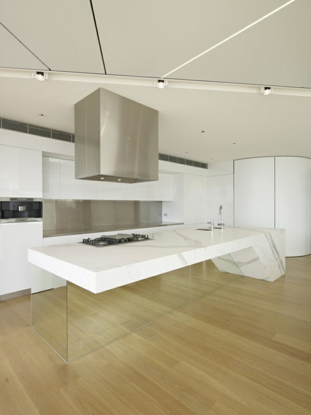 Minimalist kitchen hut ventilation modern design