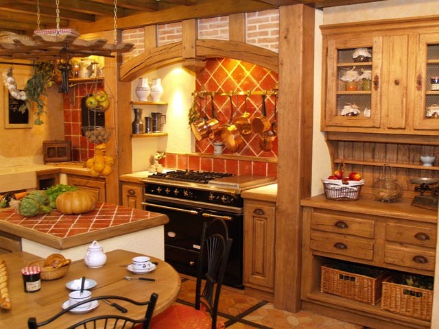 Rustic country kitchen