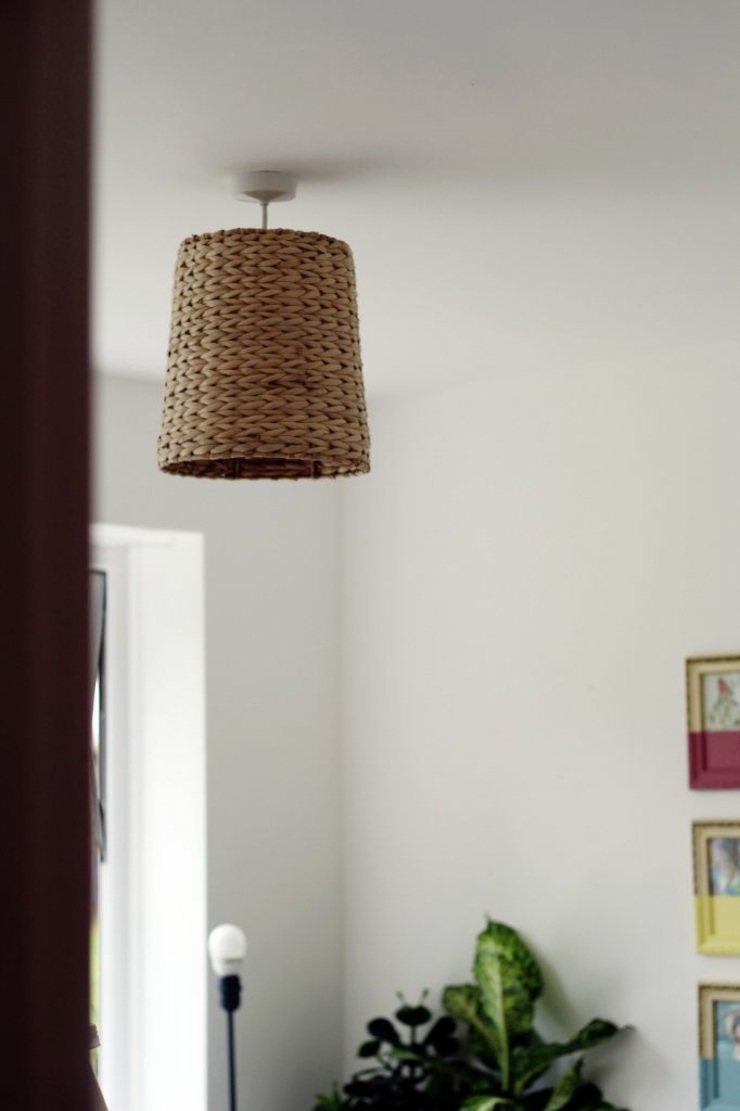 DIY køkken køkkenlampe vævet