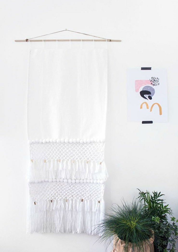 DIY deco panel väver moderna