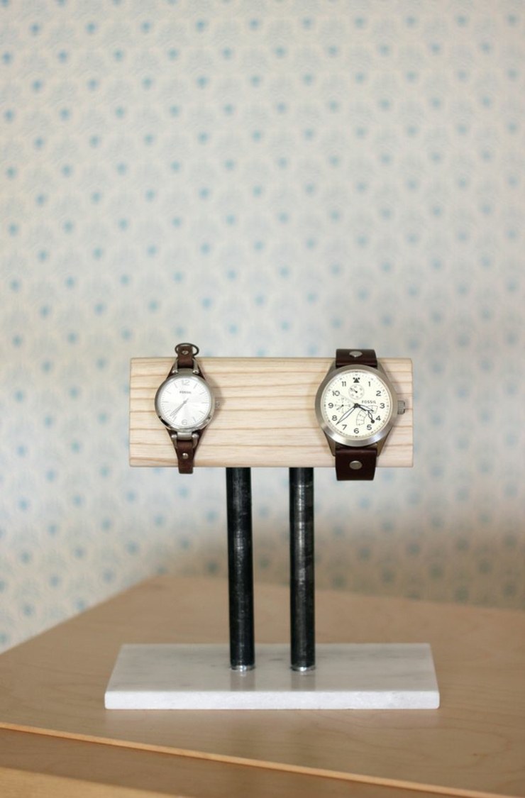 DIY deco berdiri jam tangan moden