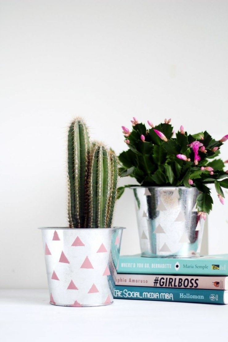 DIY haven brugerdefinerede blomsterpotter