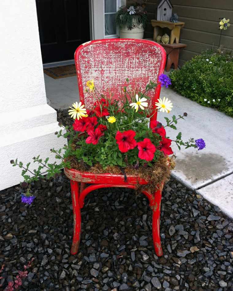 DIY garden project chair idea