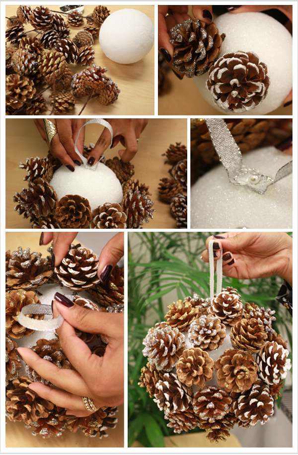 Deco Christmas DIY pinecones