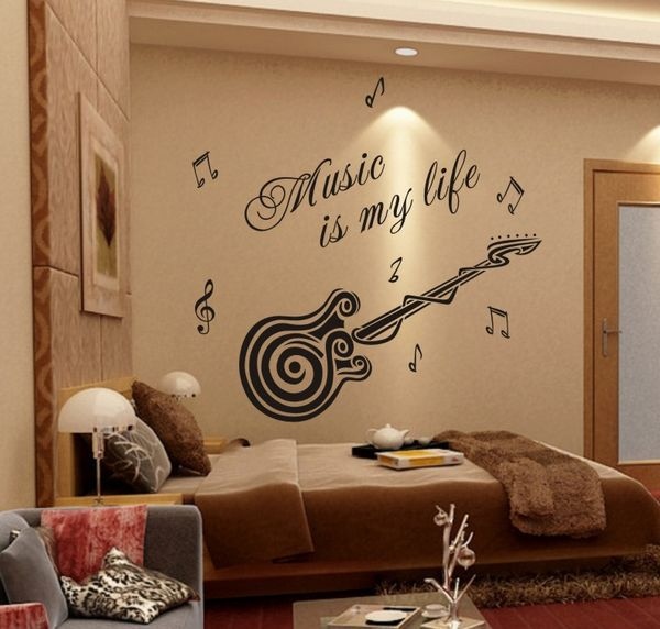 Dek deco muzik dengan gitar