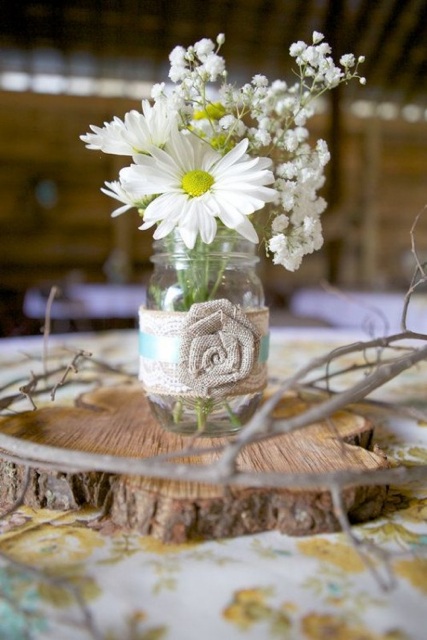 Decoration jars wedding table