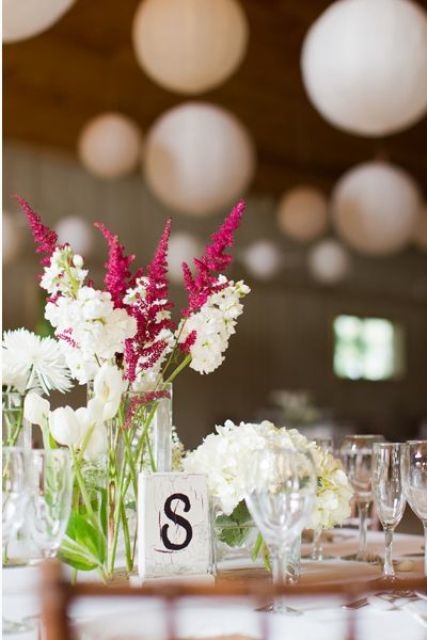 Wedding table decoration