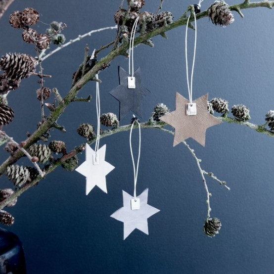 Dekoration med stjärnor till jul