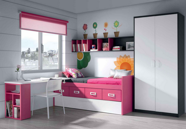 Pink room girl detaljer