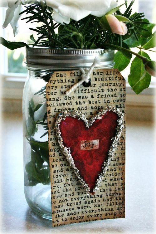 Diy decoration saint valentine heart