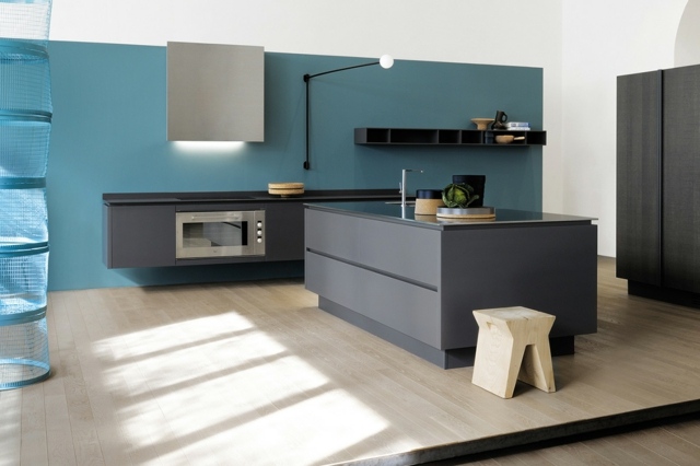 Ernestomeda contemporary kitchen Emetrica blue