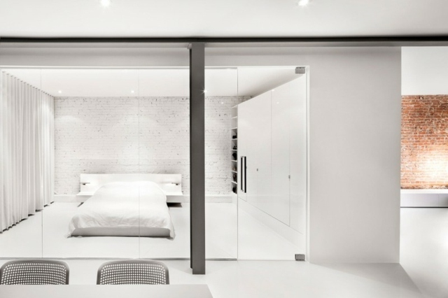 Espace St-Denis minimalist bedroom