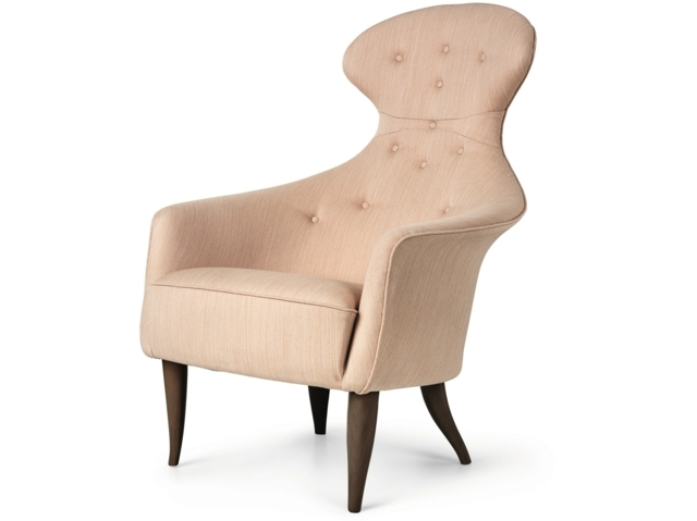 Eveconception rose design feminine armchair by Gubi