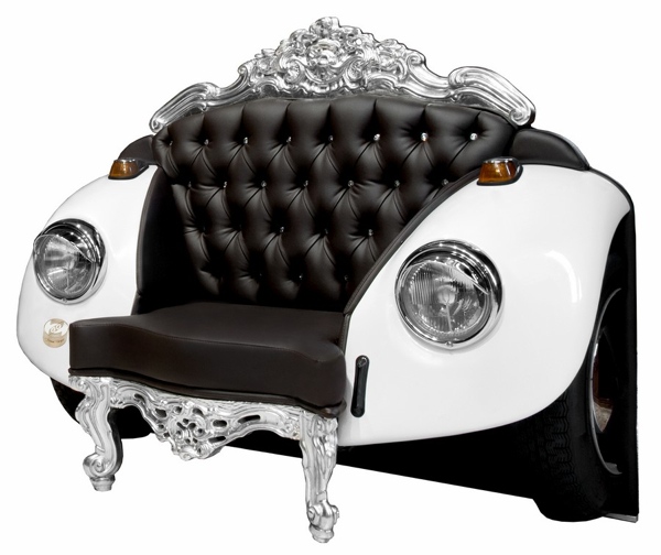 Vintage car armchair