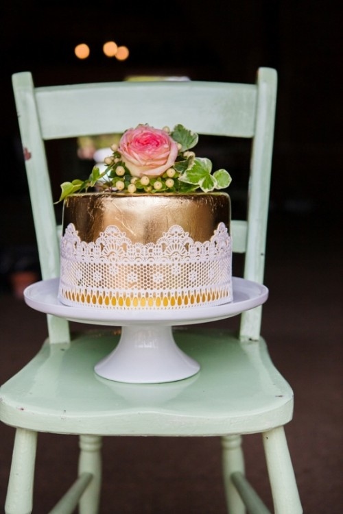 Gateau Golden Rustic Chair