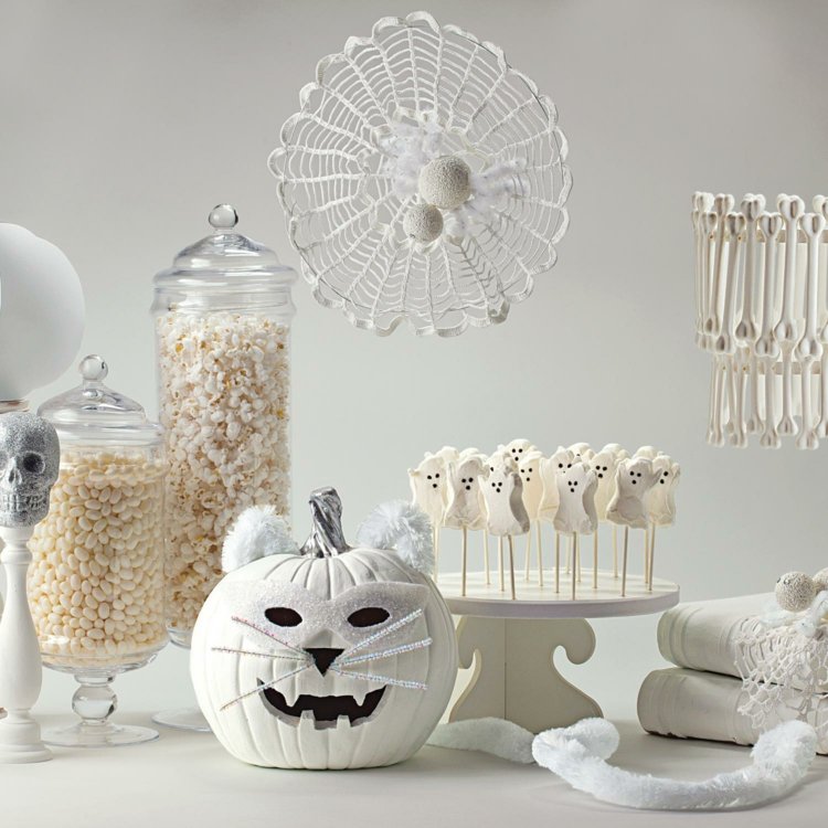 Halloween white original decoration