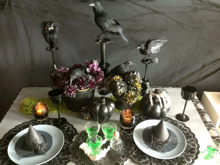 Halloween dekoration bord