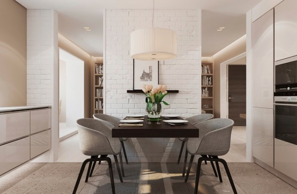 Interior design modern and warm stay