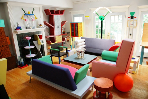 Colorful furniture as a living room idea