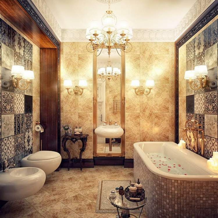 deco bathroom Moroccan style