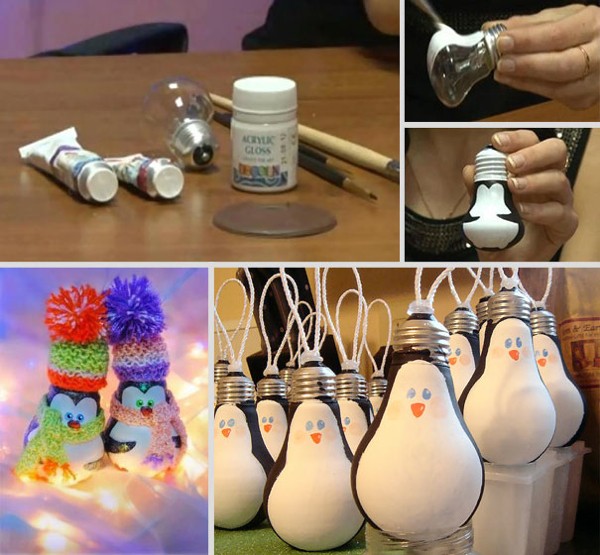 DIY penguins for Christmas