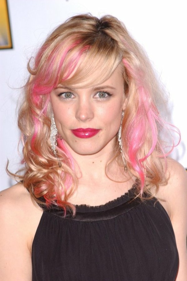 Rachel McAdams modern pink coloring