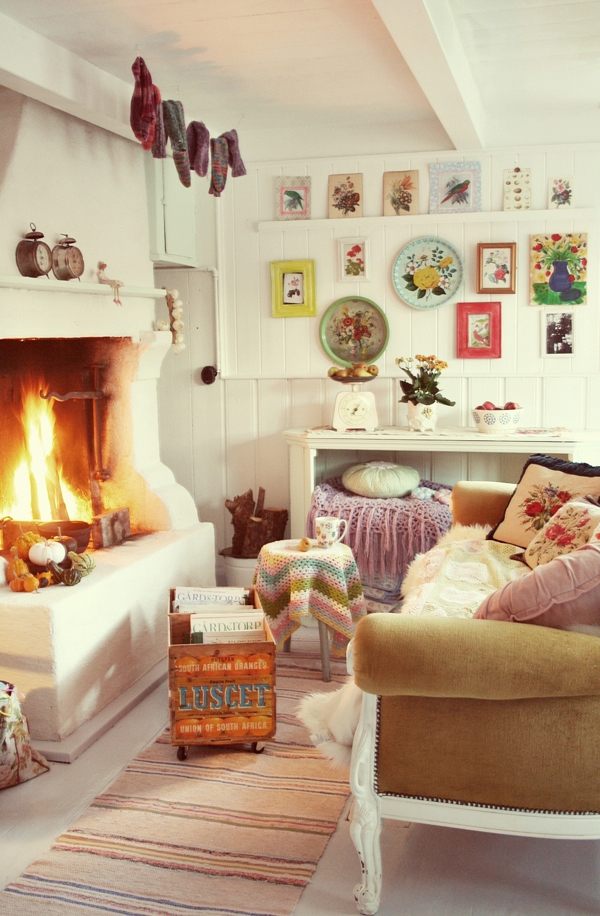 Nordic vintage living room