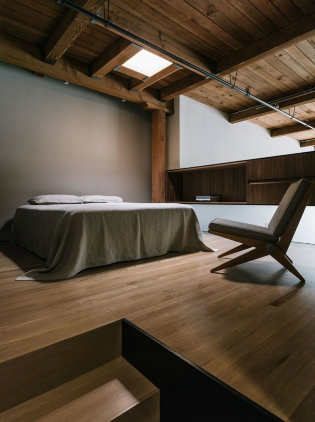 San Francisco minimalist loft wood