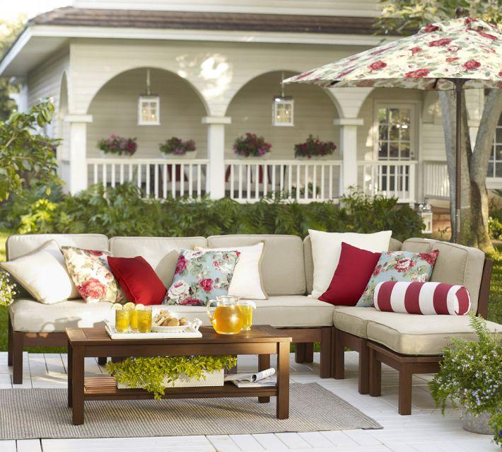 Rustic terrace relaxation area