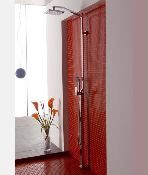 rectangular Italian shower head