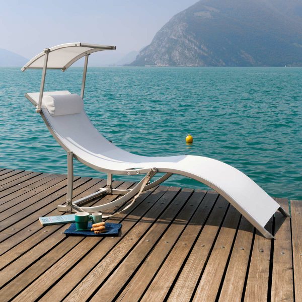 Parasol sun lounger