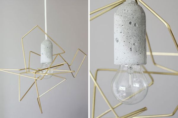 DIY minimalist lampshade