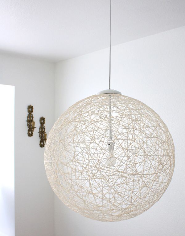 shade lamp sfera putih