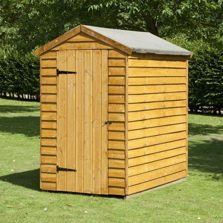 garden shed wood landscaping idea